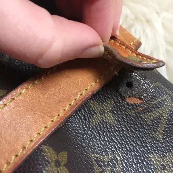 Louis Vuitton Saumur 35 crossbody bag carryall monogram vintage - Picture 6 of 8